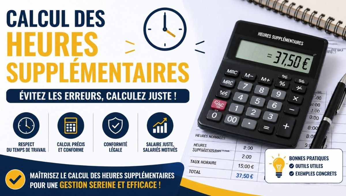 calcul des heures supplémentaires