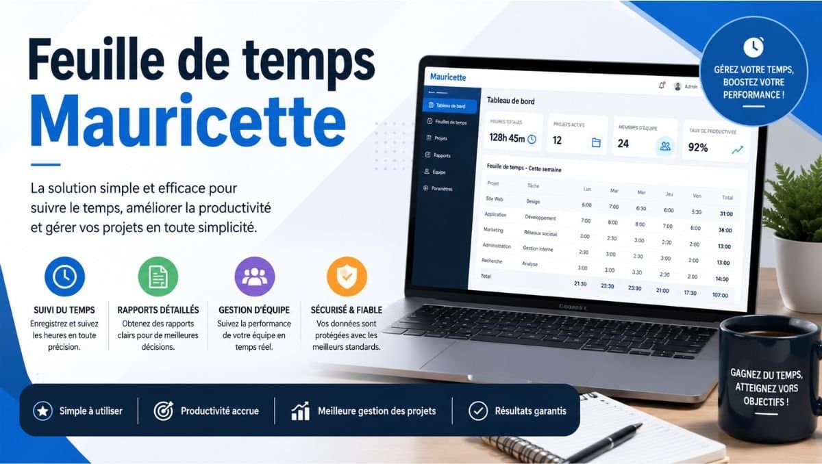 Feuille de temps Mauricette
