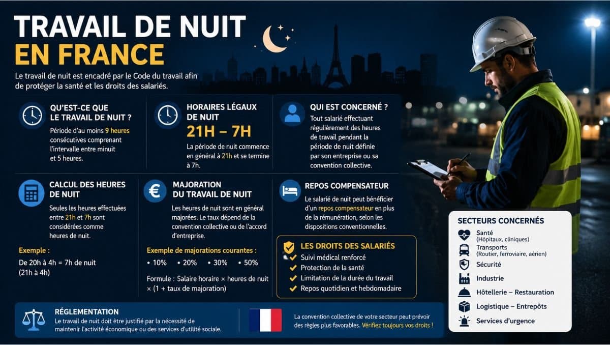 Travail de nuit en France