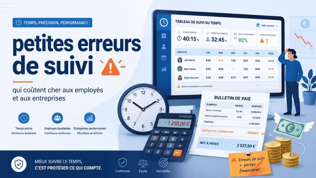 petites erreurs de suivi