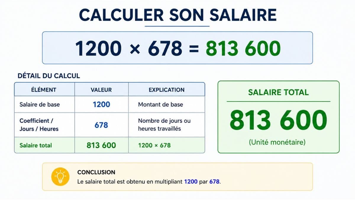 calculer son salaire